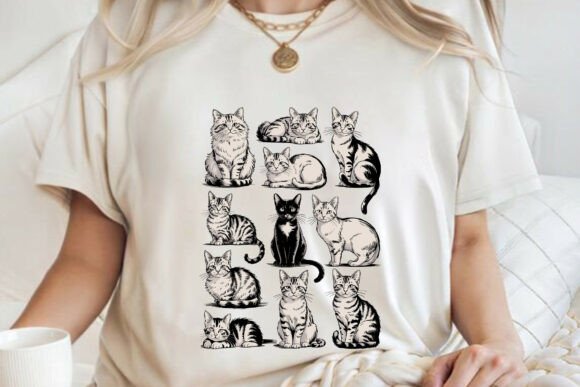 Cats 90s Vintage Tshirt Aesthetics SVG: A Design Toolkit for Retro Branding