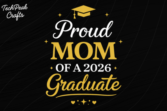 Celebrate the Class of 2026 with a Stunning Proud Mom PNG
