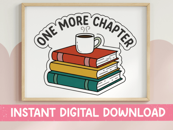 One More Chapter Books Coffee Sticker: A Designer's Take