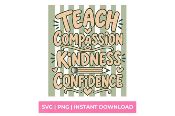 Teach Compassion Kindness SVG: A Font for Meaningful Design